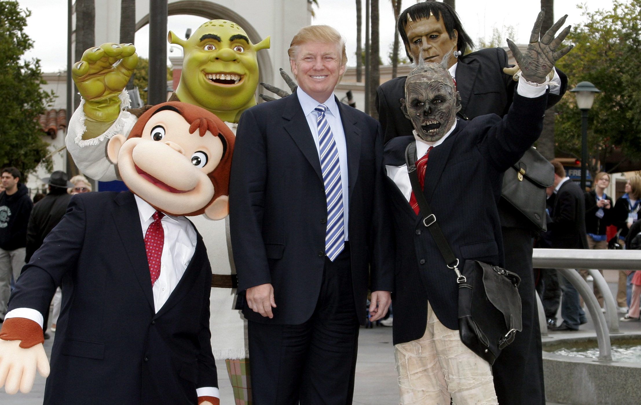 Donald Trump at Universal Studios Hollywood