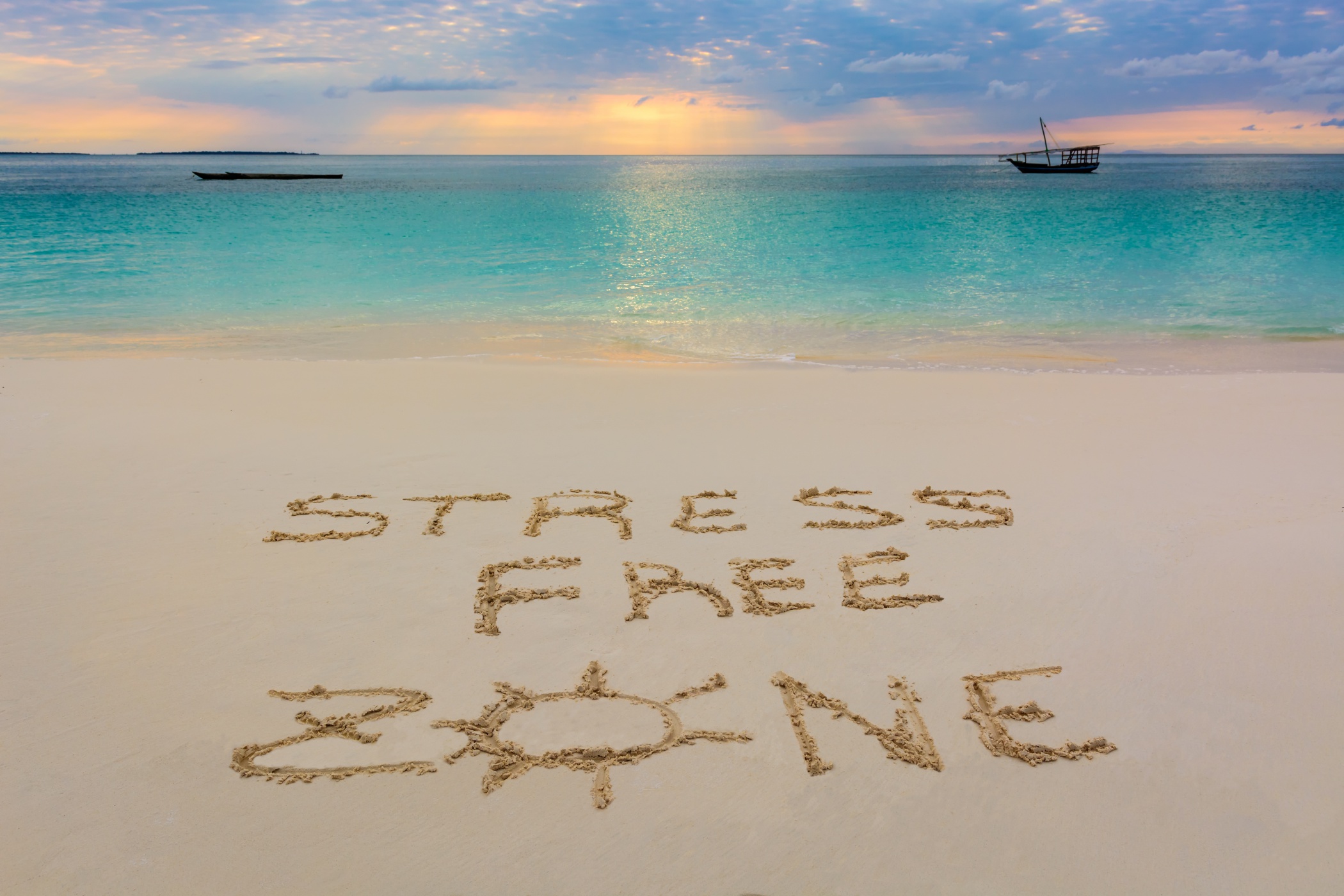 stress free zone sign